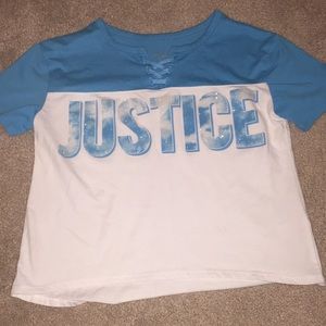 Justice short sleeve “Active” shirt